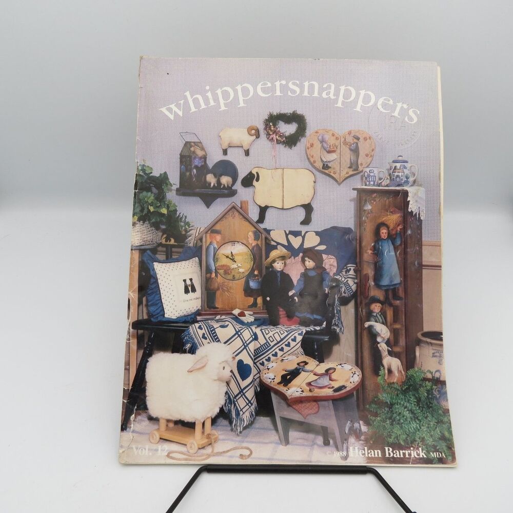 Whippersnappers Vol 12 Helan Barrick 1988 Folk Art Craft Patterns